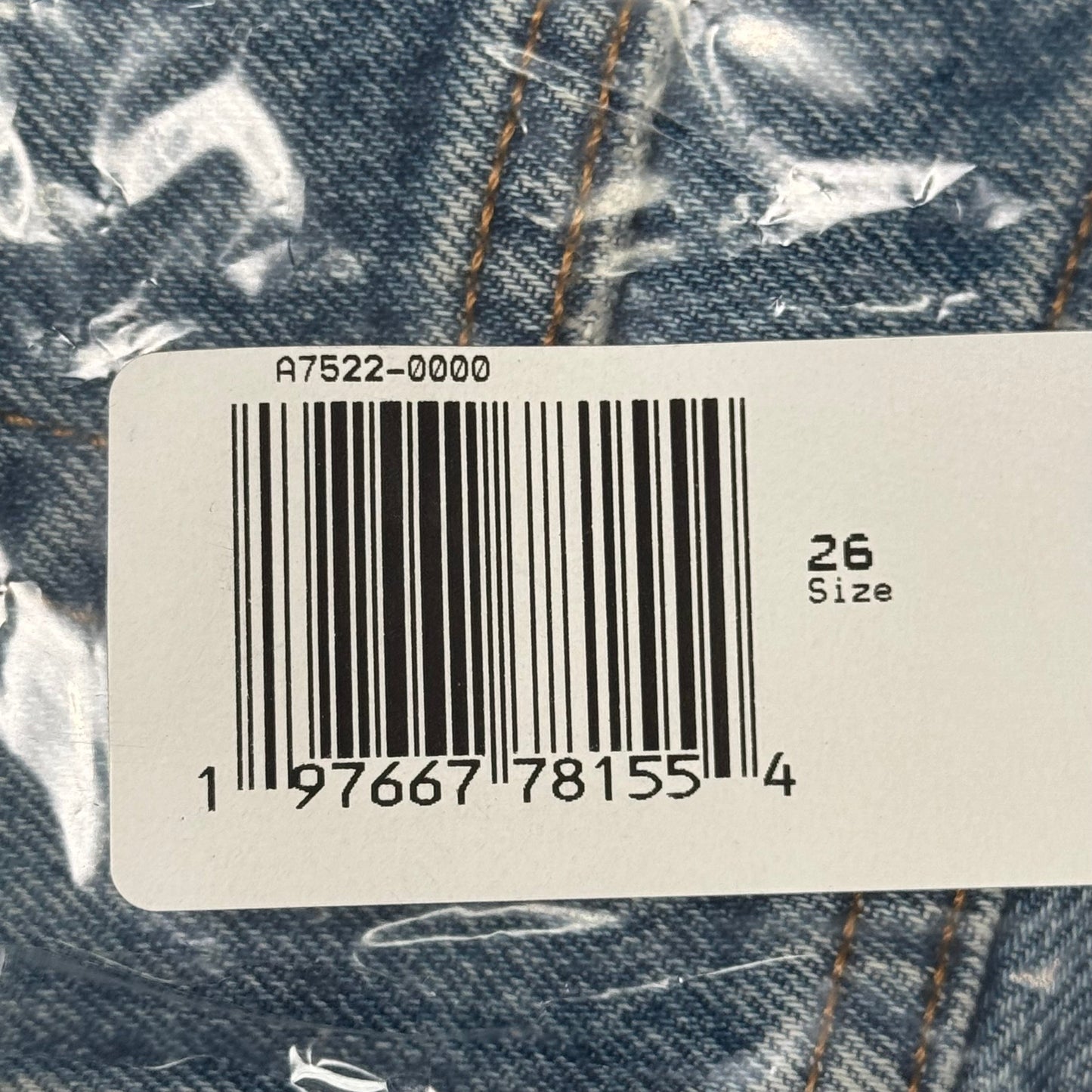 LEVIS Recrafted Icon Skirt Mid Rise Original Women's Sz 26 Novel Notion Med Wash