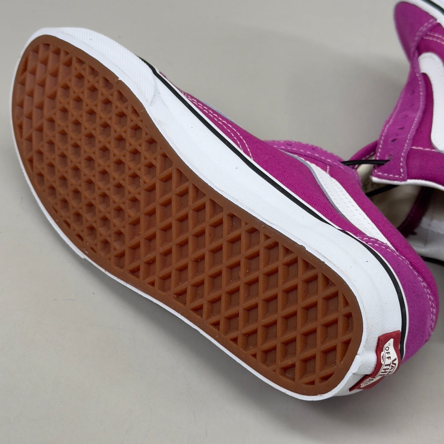 VANS Old Skool Sneakers Canvas & Suede Women's Sz 5.0 Men's Sz 3.5 Purple As-is