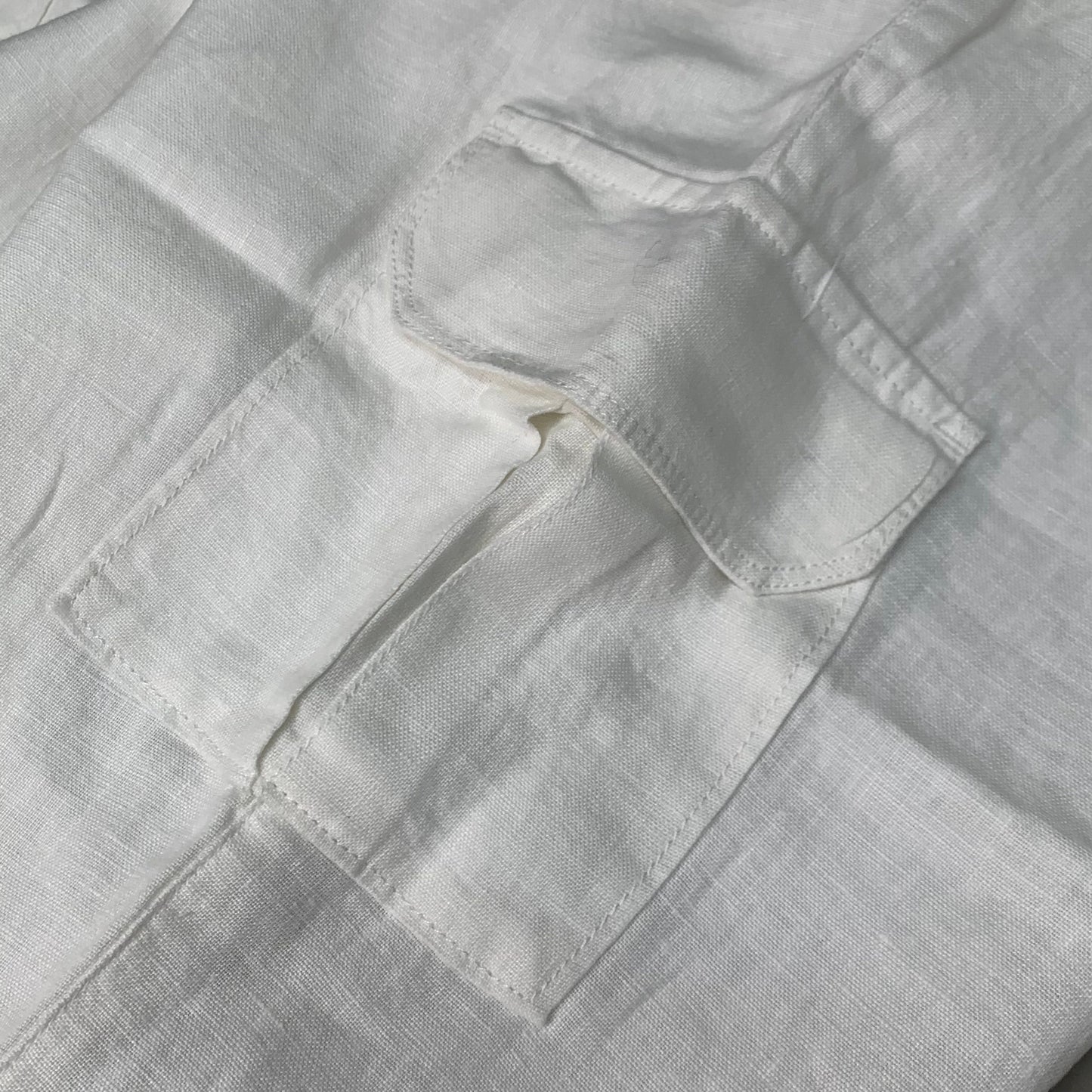 TOMMY BAHAMA Women's Palmbray Tapered Cargo Pant White Size L TW118698 (New)