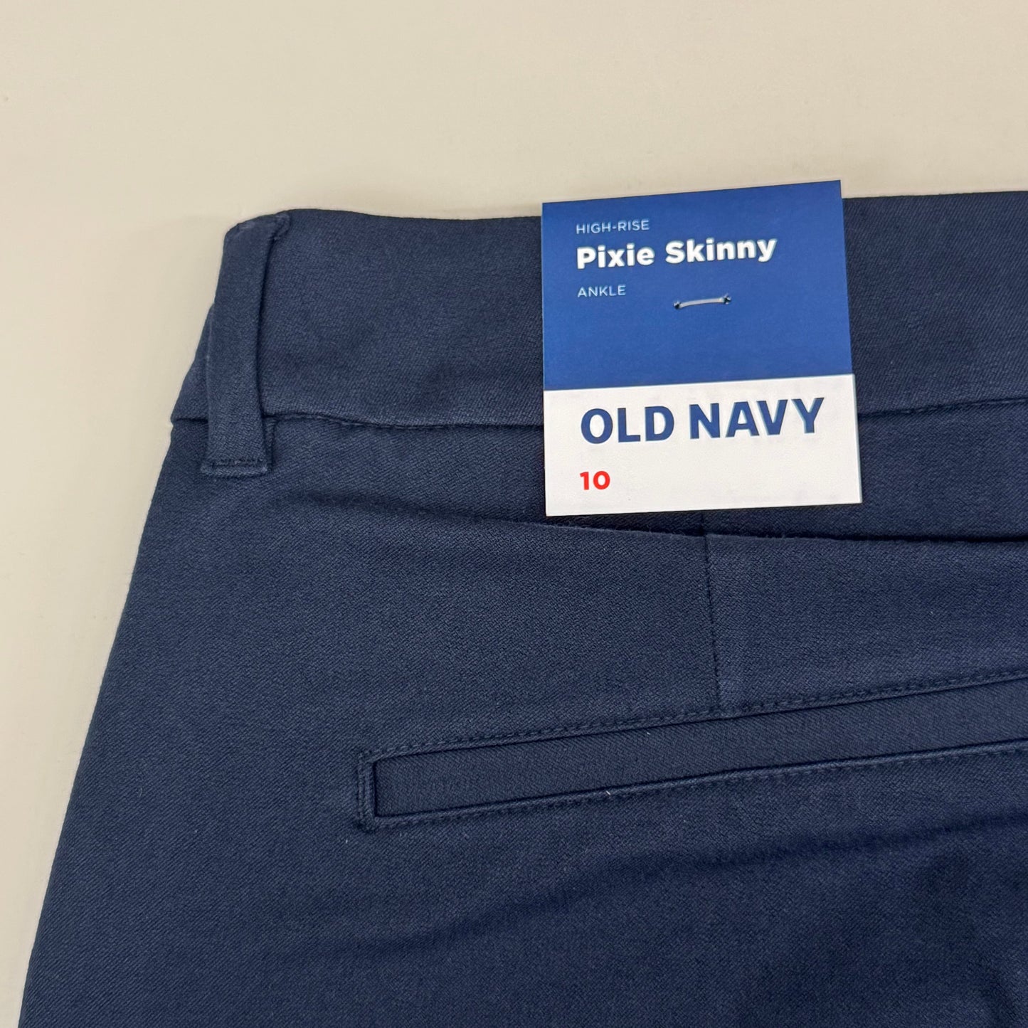 OLD NAVY High Waisted Pixie Skinny Ankle Pants Women's Sz 10 In The Navy 3139011958