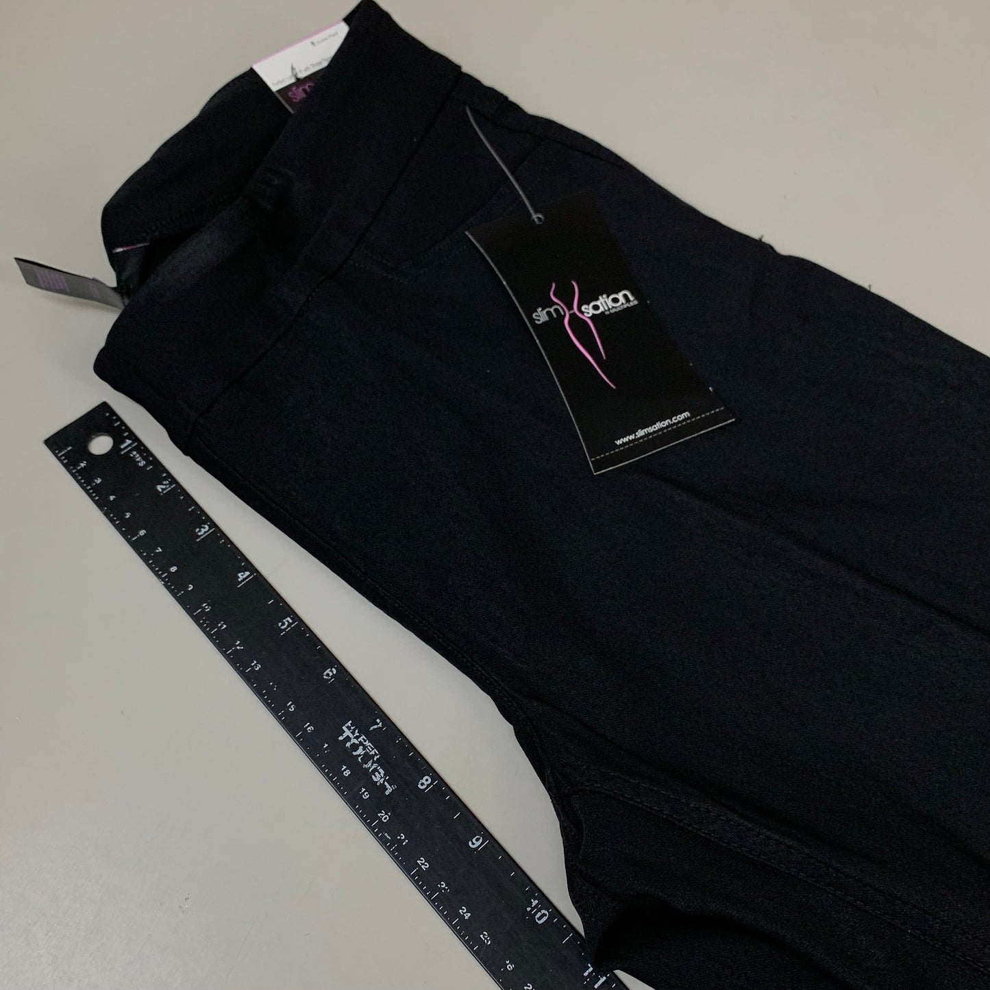 MULTIPLES Ankle Pant Petite Women's Sz 6 Black M30719PM