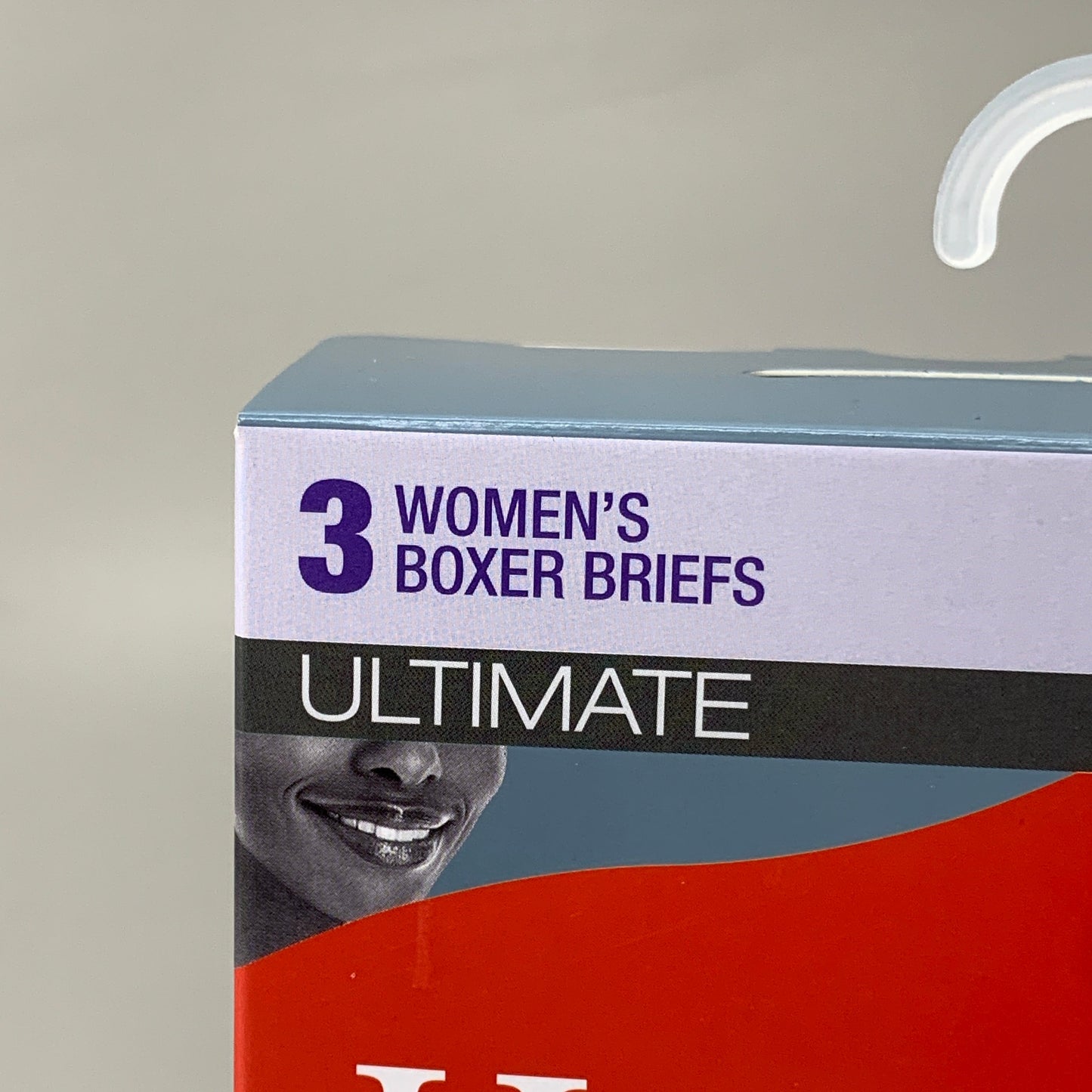 HANES 3 PACK!! Originals Women's Breathable Cotton Boxer Briefs Underwear Sz XL Blue 45OUBB