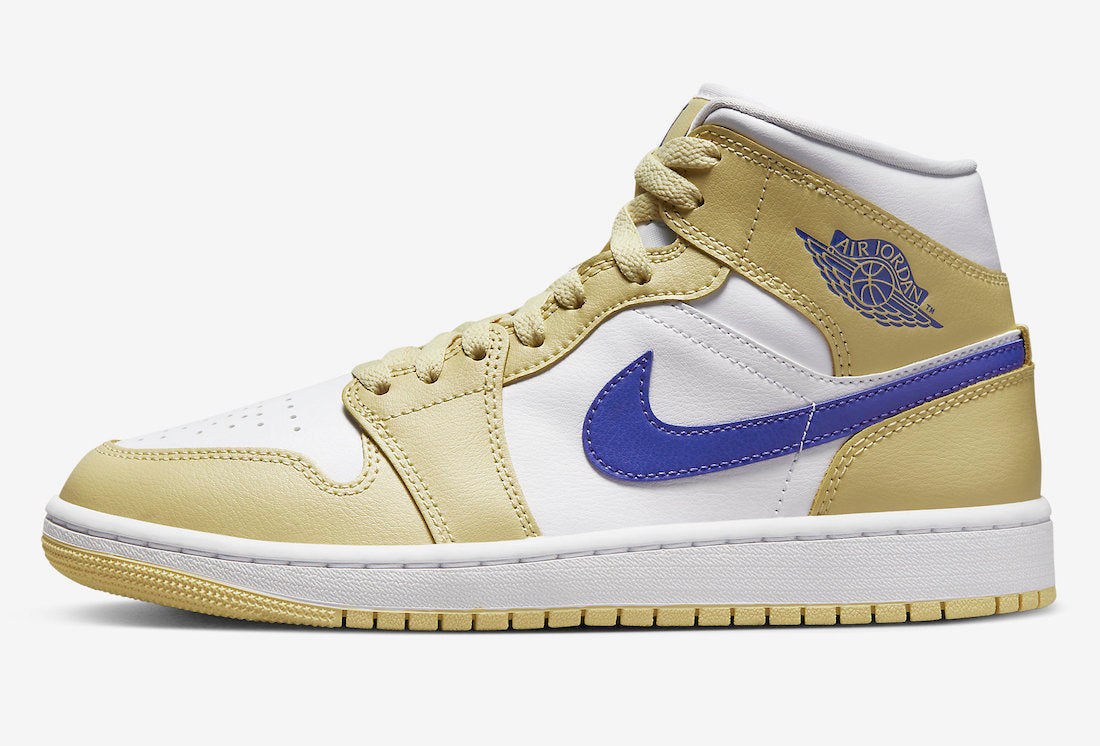 Jordan 1 Mid Lemon Wash Lapis New Size 12W / 10.5M