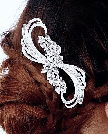 "Aurora" - Austrian Crystal Bridal Hair Comb