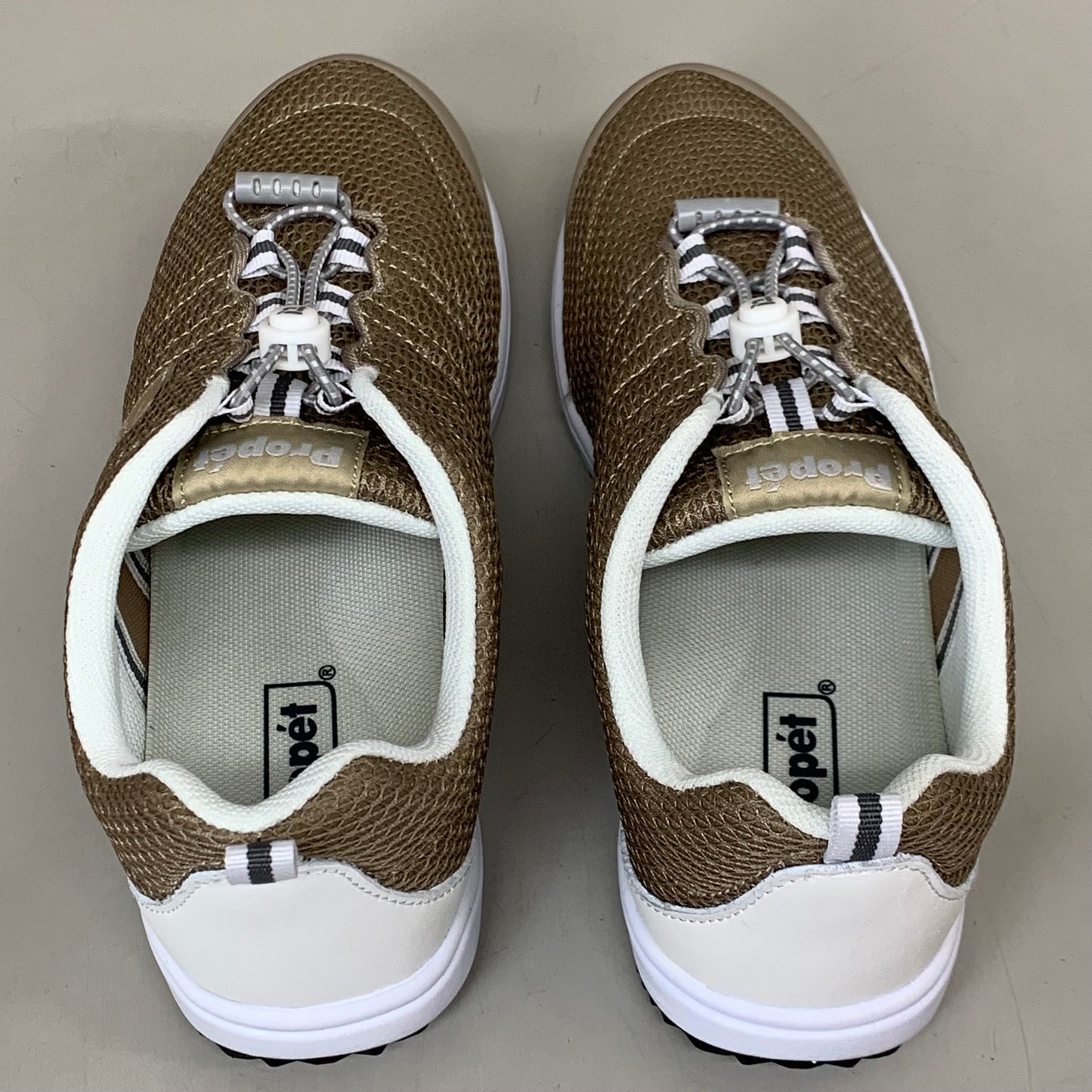 PROPET Travel Walker II Sneaker Shoes Women's SZ 7.5 Taupe Mesh W3239T-W-07H