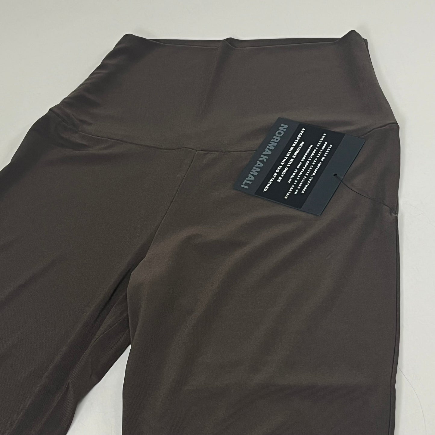 NORMA KAMALI Lightweight Slinky Jersey Fabric Boot Pant Women's Sz XS Chocolate