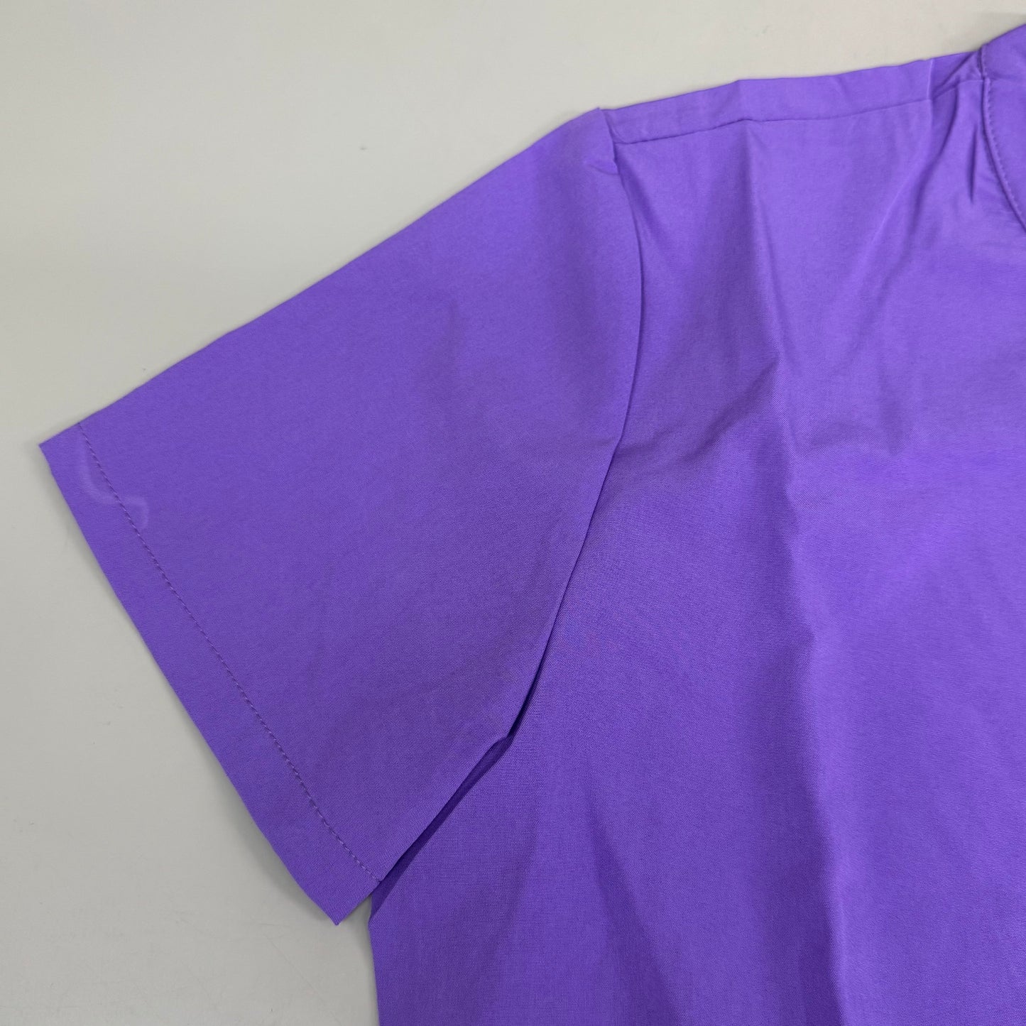 GREEN TOWN 4 Flex Scrubs Jumpsuit Cinch In Waist Women's Sz L Ultra Violet GFX-023AST