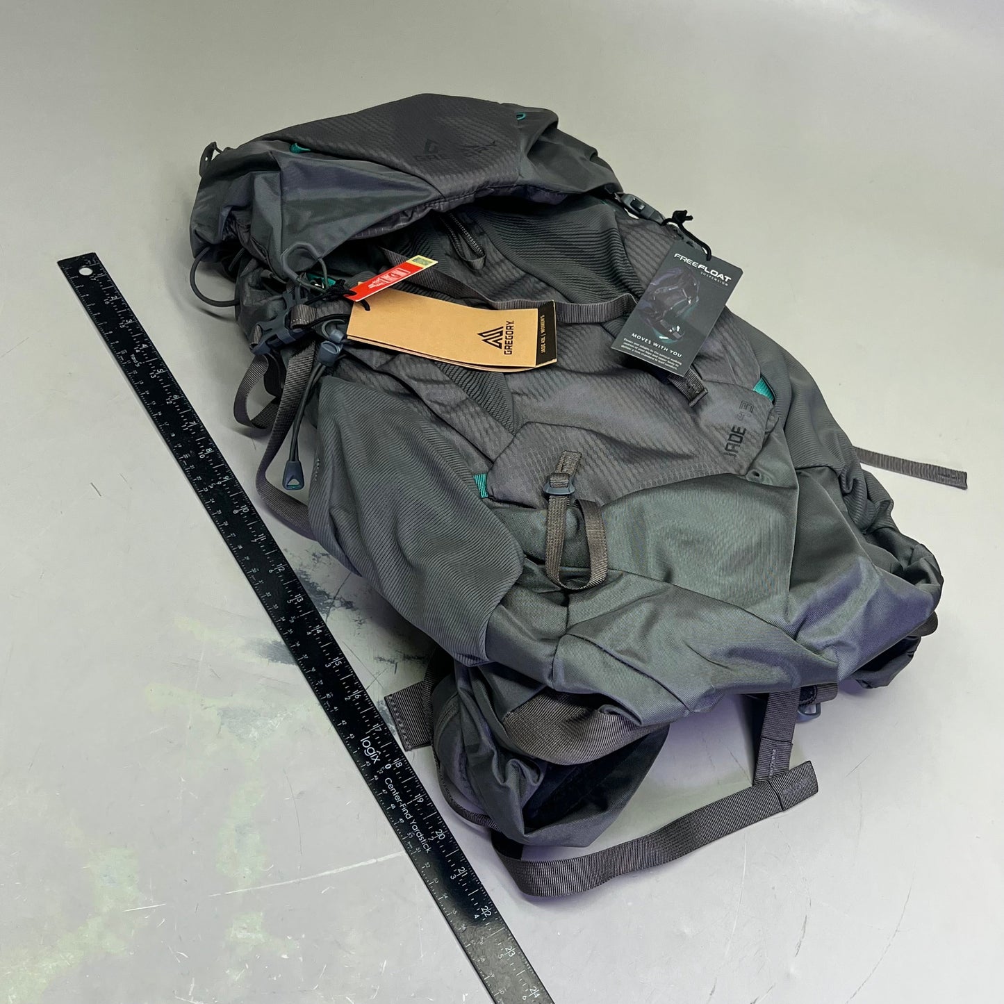 GREGORY Jade 43L Backpack w/ Free Float Suspension Women's XS/SM Mist Grey