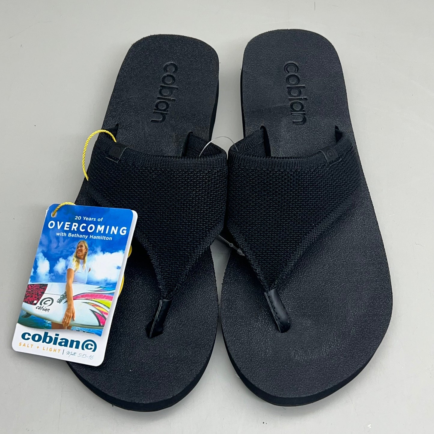 COBIAN Bermuda Bounce Sporty Style EVA Outsole Sandals Women's Sz 10, EU 41 Black BEB24-001-10