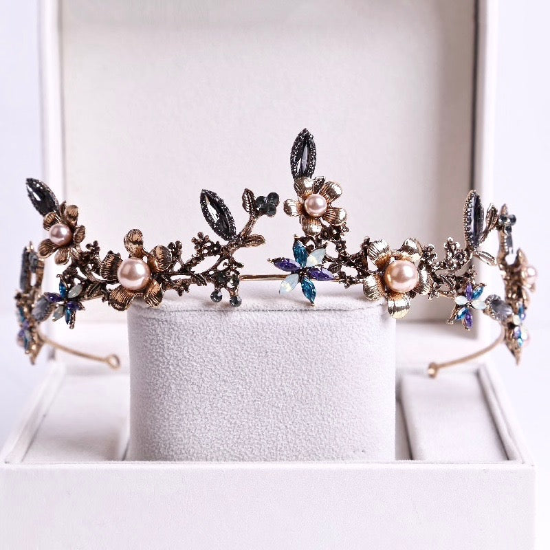 Aryonna - Bohemian Gold Bridal Tiara
