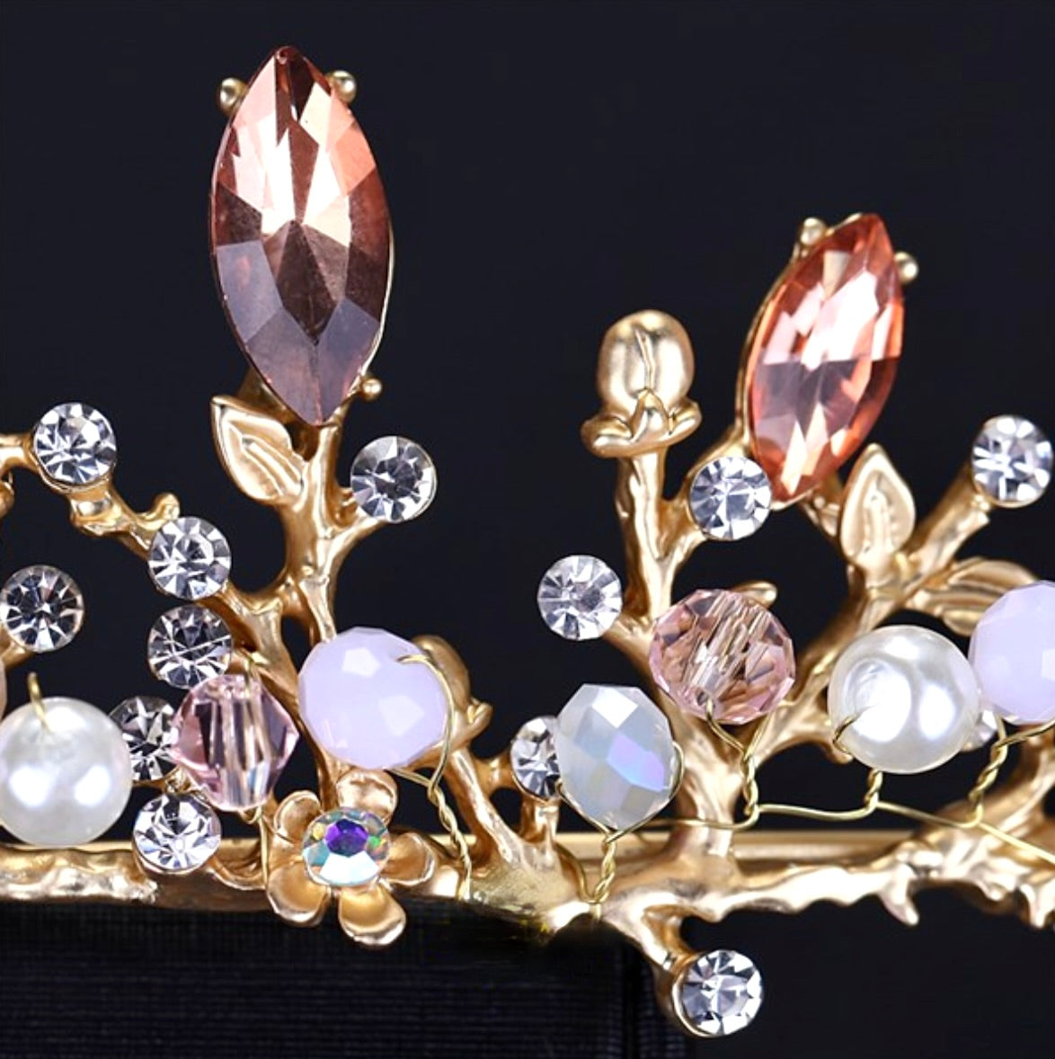 Delilah - Bohemian Gold Bridal Tiara
