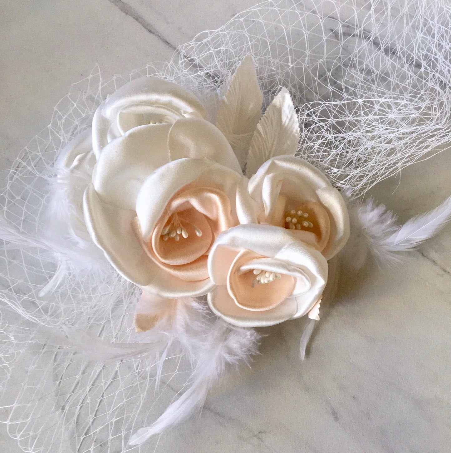 Sandra - Bridal Birdcage Veil