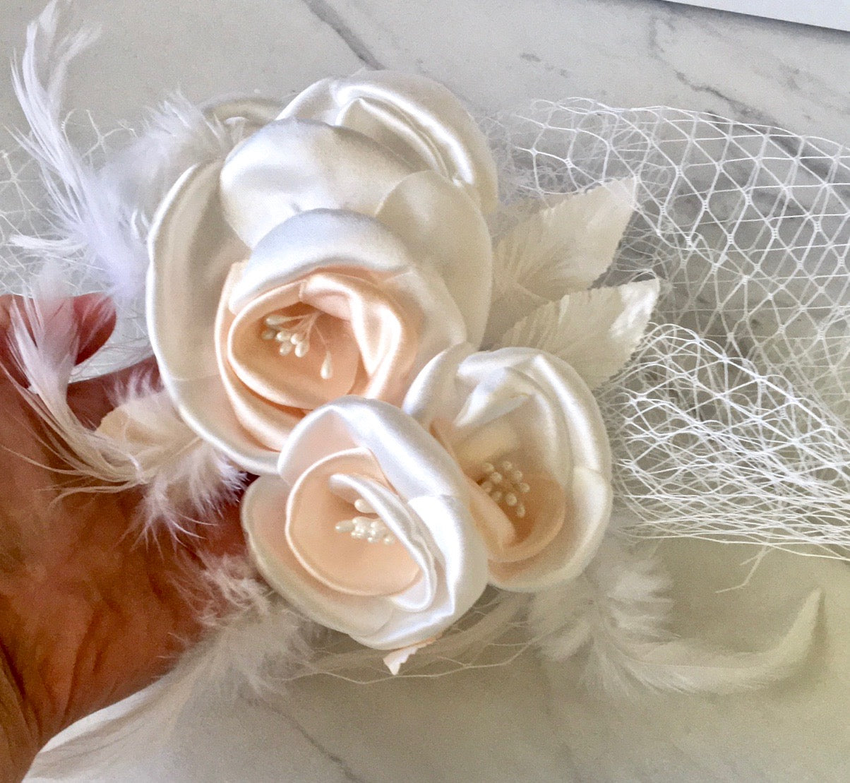Sandra - Bridal Birdcage Veil
