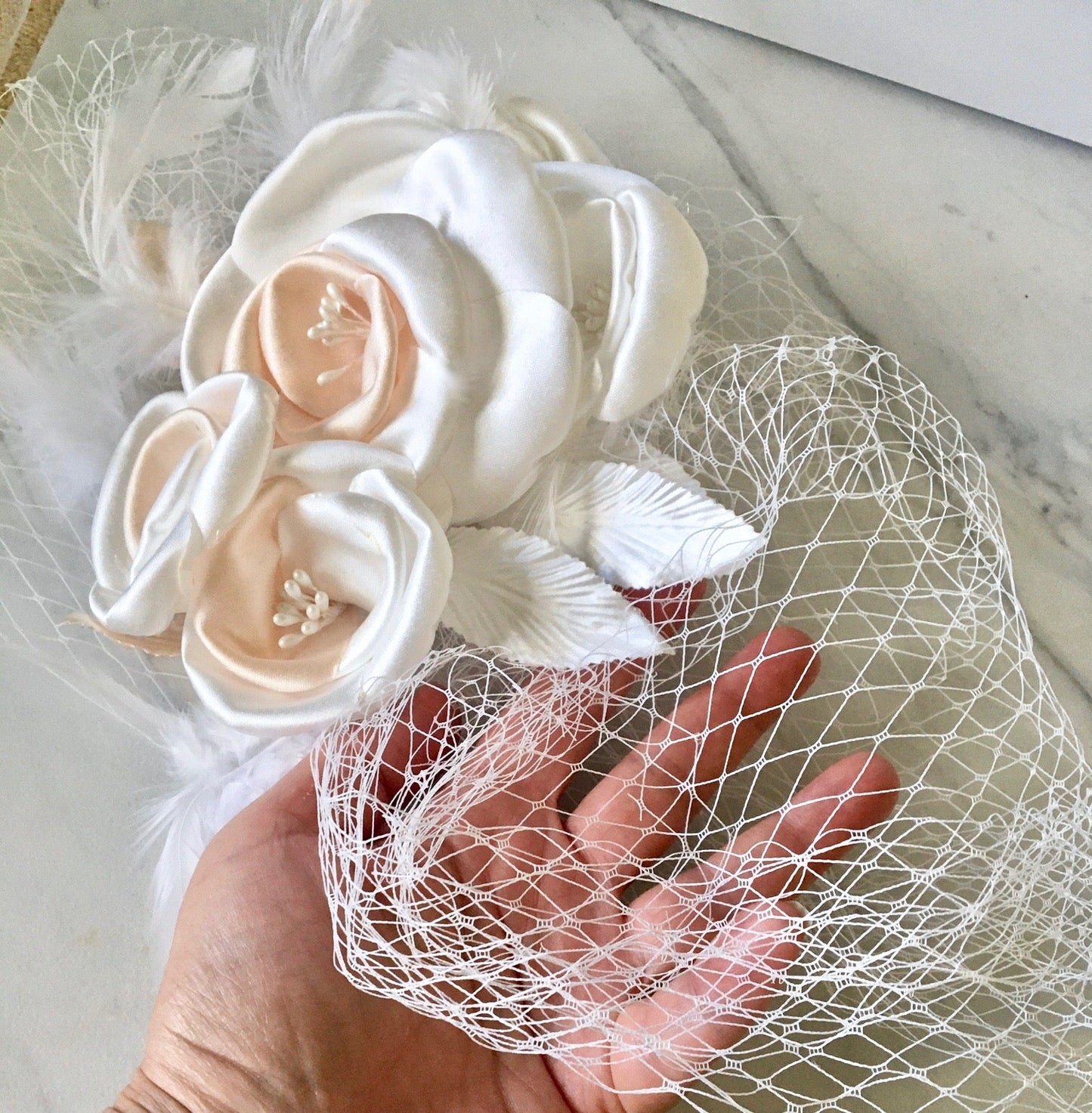 Sandra - Bridal Birdcage Veil