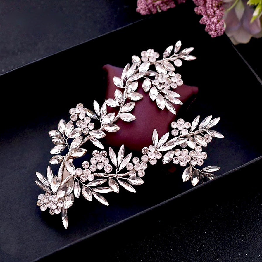 Ravenna - Crystal Bridal Hair Clip/Vine