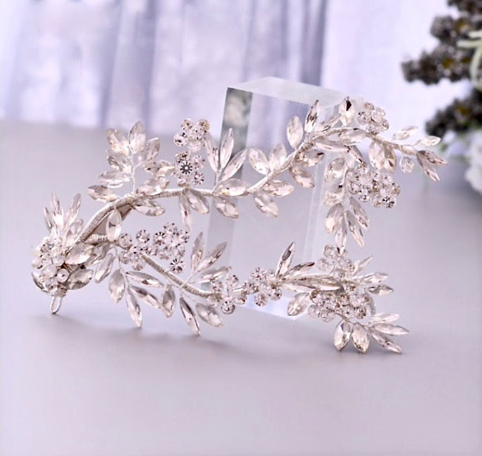 Ravenna - Crystal Bridal Hair Clip/Vine