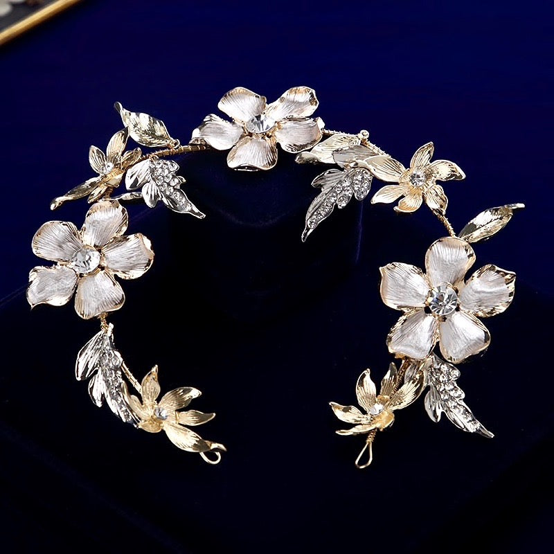 Sedona - Gold Crystal Bridal Headband
