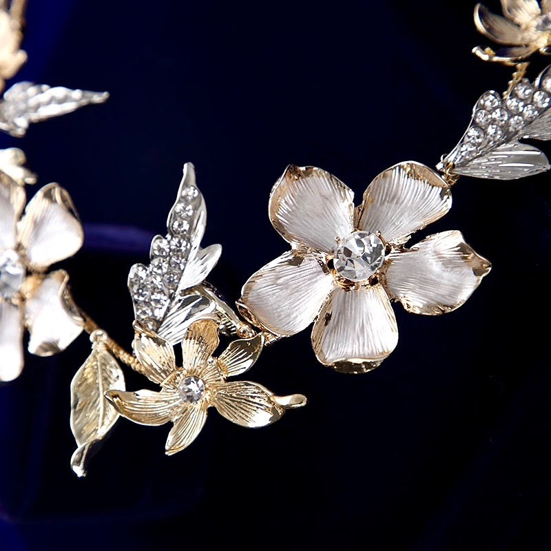 Sedona - Gold Crystal Bridal Headband