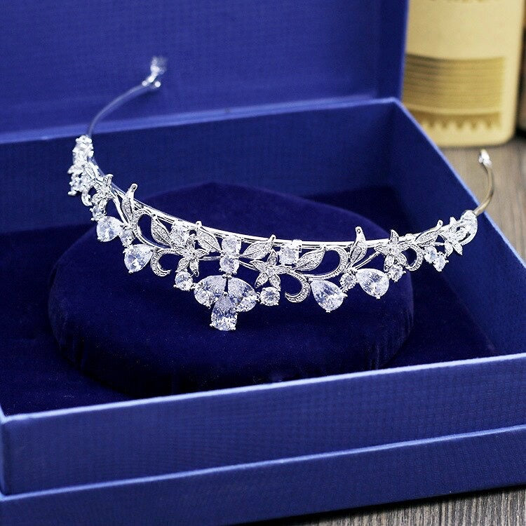 Kyleigh - Wedding Cubic Zirconia Tiara