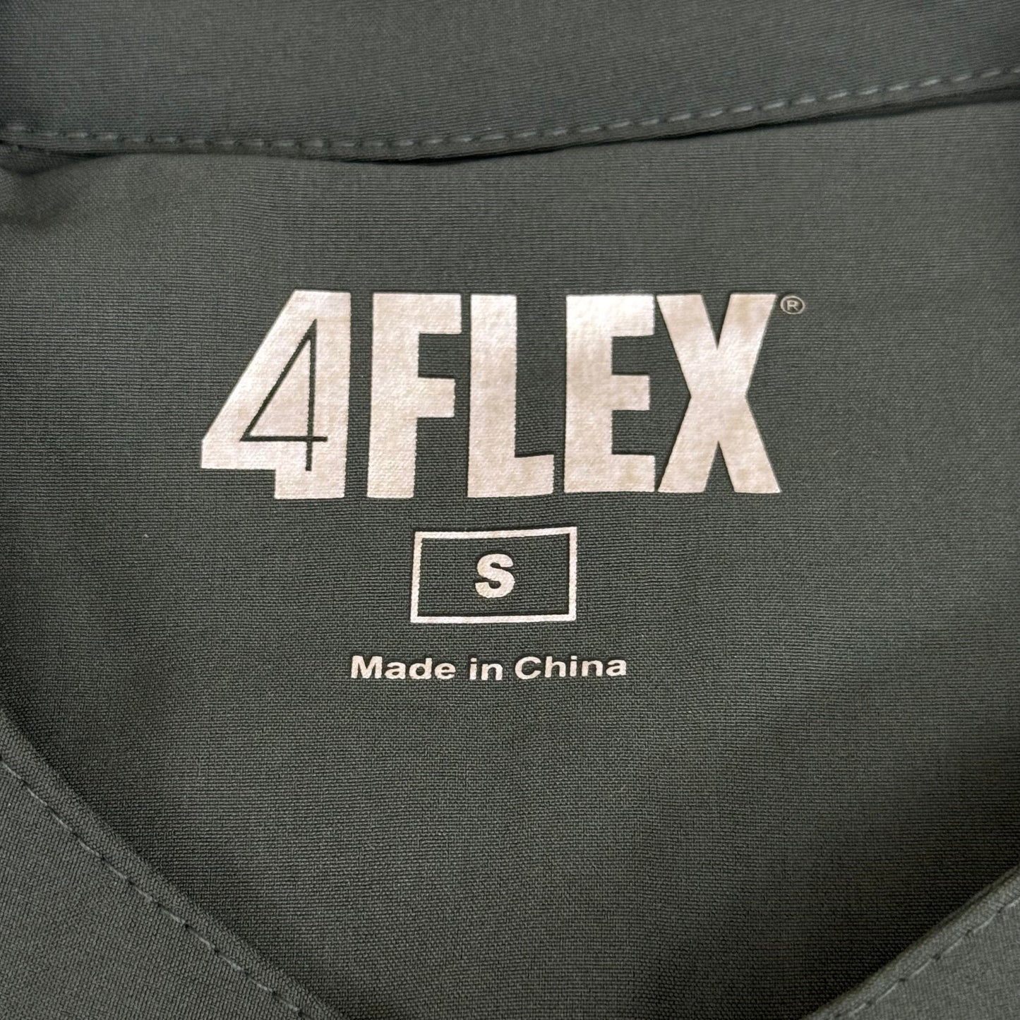 GREEN TOWN 4 Flex Scrubs Jumpsuit Cinch In Waist Women's Sz S Olive GFX-023AST