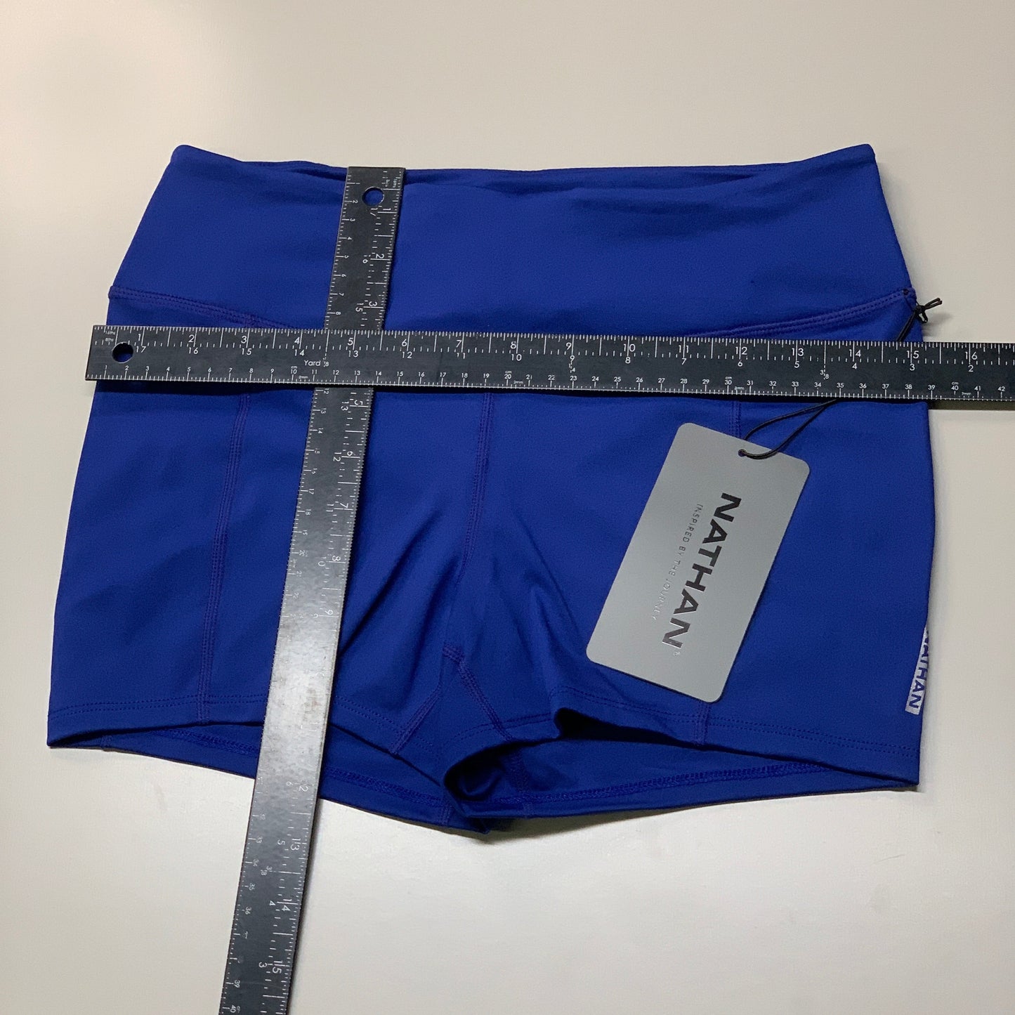NATHAN Interval 3" Inseam Bike Short Women's Sodalite Blue Sz M NS51040-60247-M