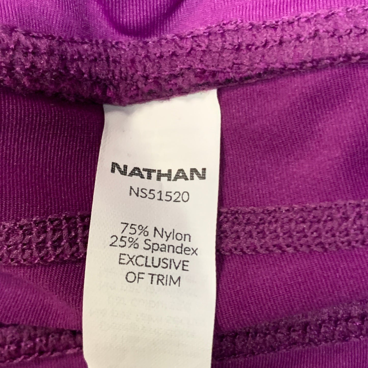 NATHAN Interval 6" Inseam Bike Short Women's Plum Size XS NS51520-70030-XS