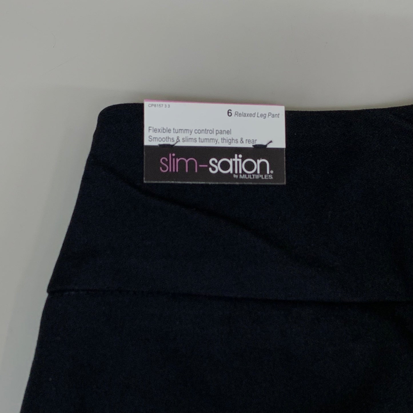 MULTIPLES Relaxed Leg Pant Petite Women's Sz 6 Black