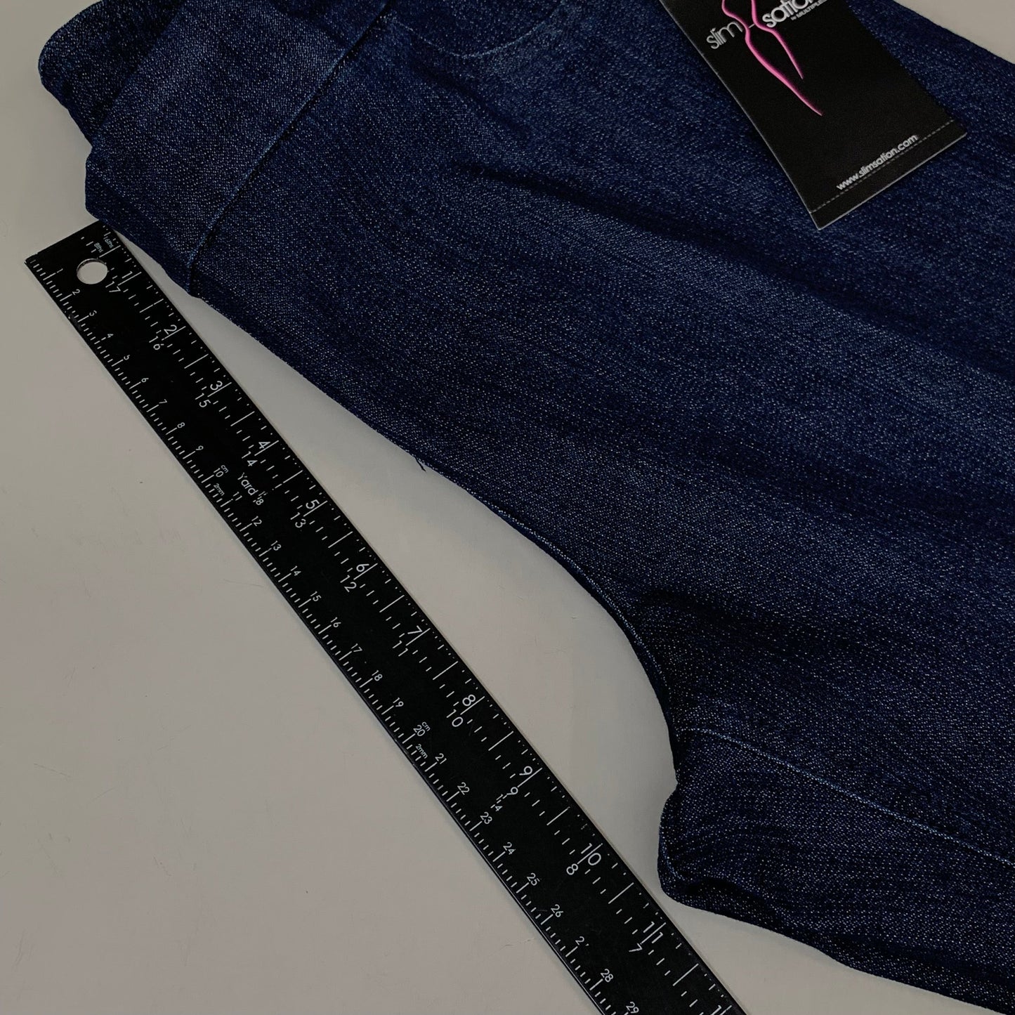 MULTIPLES Ankle Pants Petite Women's Sz 10P Denim M2623P