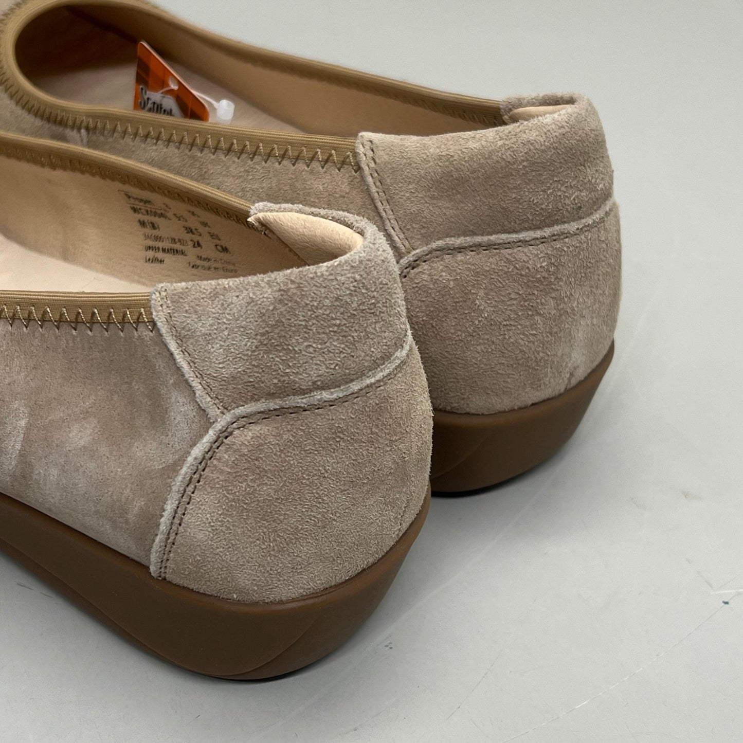 PROPET Yara Slip-On Orthotic Comfort Women's Sz 8.5 M(B) Natural Buff Suede WCX004L