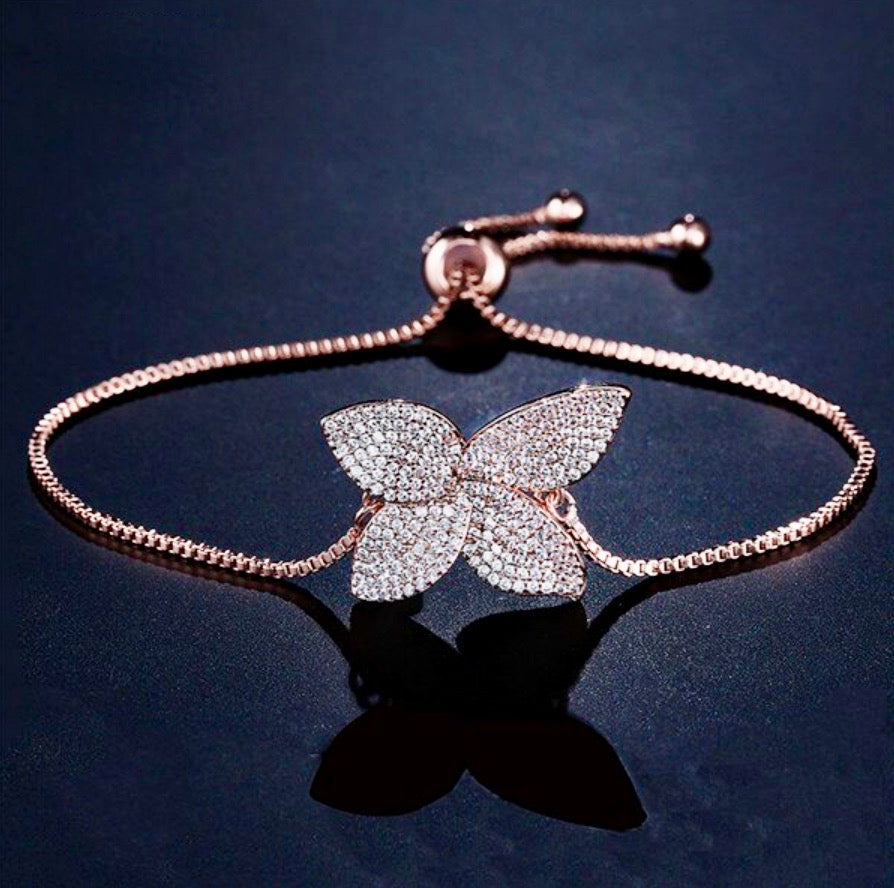 "Zinnia" - Cubic Zirconia Bridal Jewelry Set - Available in Silver, Rose Gold and Yellow Gold