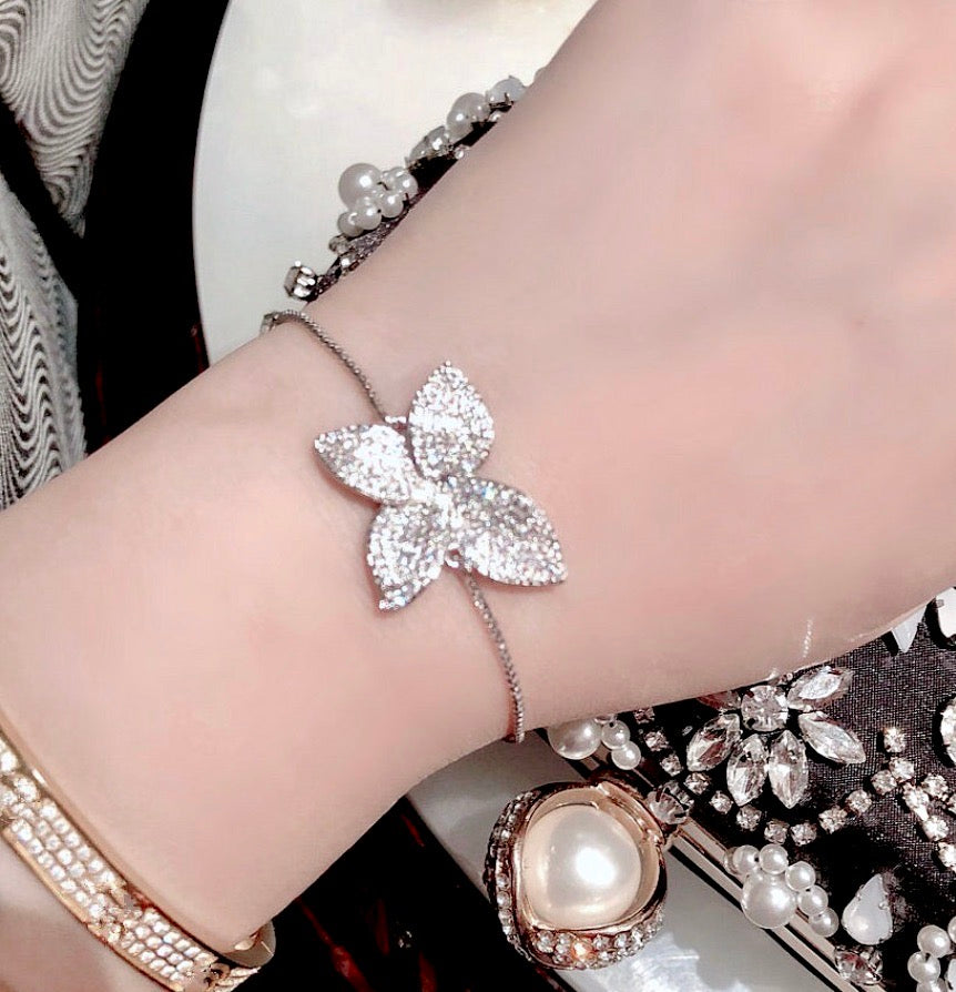 "Zinnia" - Cubic Zirconia Bridal Jewelry Set - Available in Silver, Rose Gold and Yellow Gold