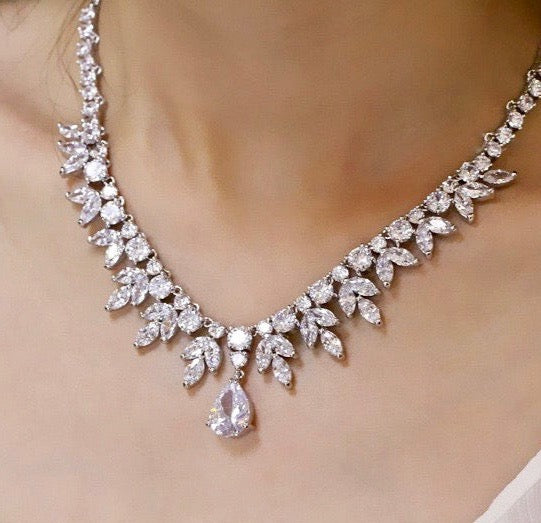 Elise - Cubic Zirconia Bridal Jewelry Set