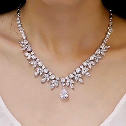 Elise - Cubic Zirconia Bridal Jewelry Set