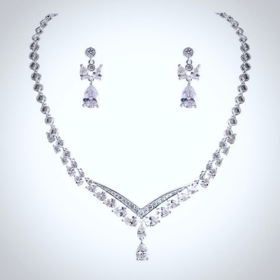 Charisse - Cubic Zirconia Bridal Jewelry Set