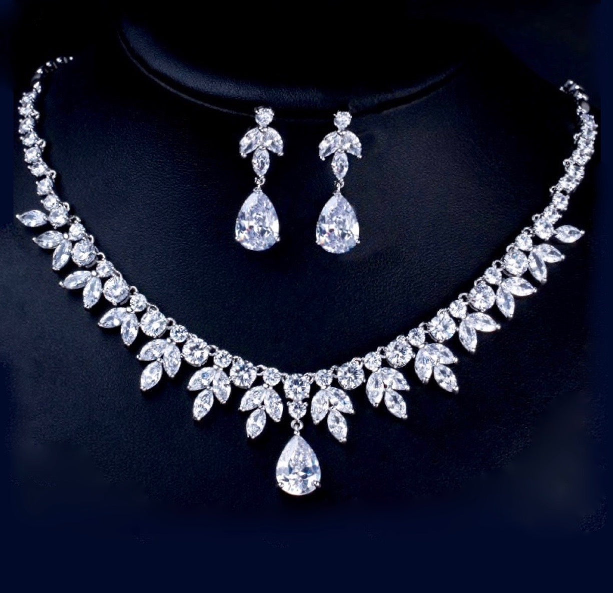 Elise - Cubic Zirconia Bridal Jewelry Set