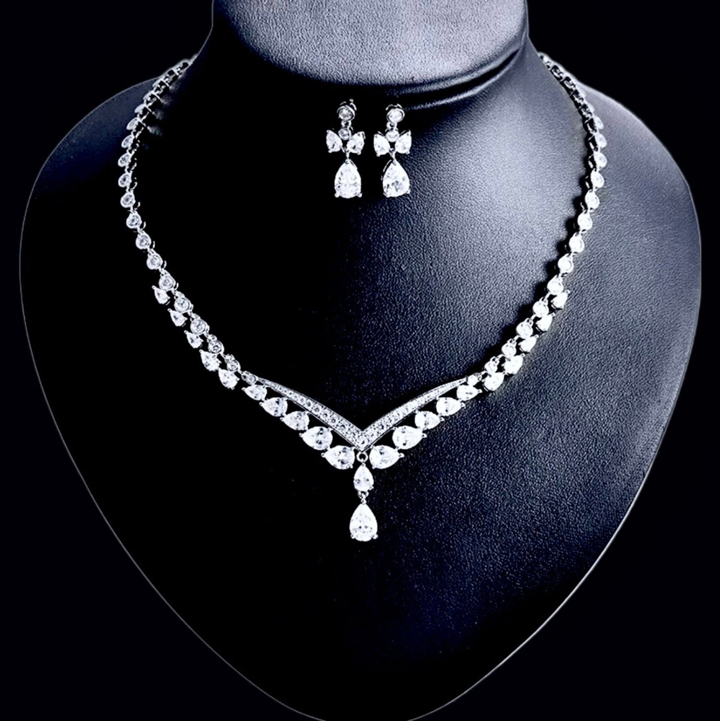 Charisse - Cubic Zirconia Bridal Jewelry Set