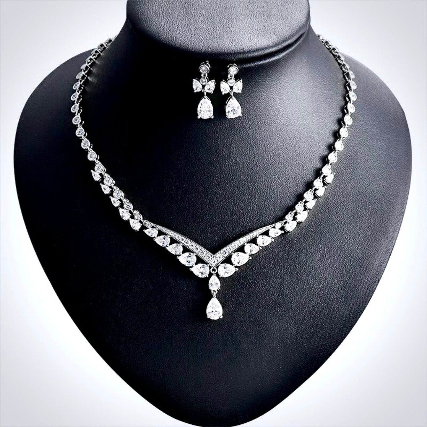 Charisse - Cubic Zirconia Bridal Jewelry Set