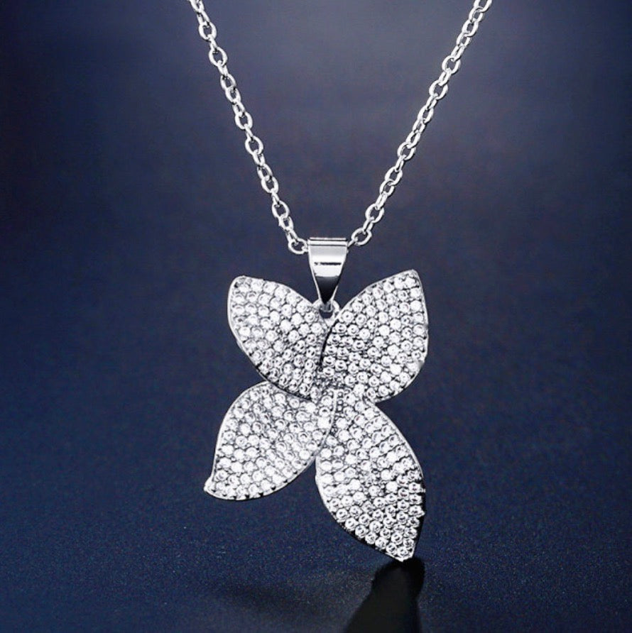 "Zinnia" - Cubic Zirconia Bridal Jewelry Set - Available in Silver, Rose Gold and Yellow Gold
