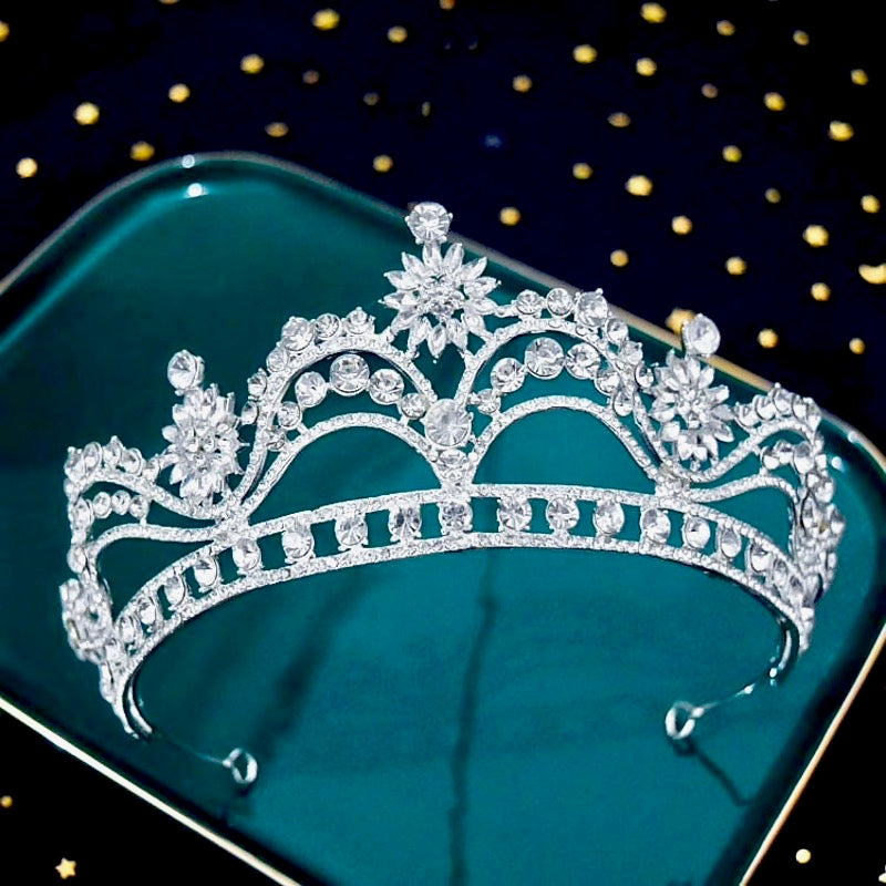 Demetria - Wedding Cubic Zirconia Tiara