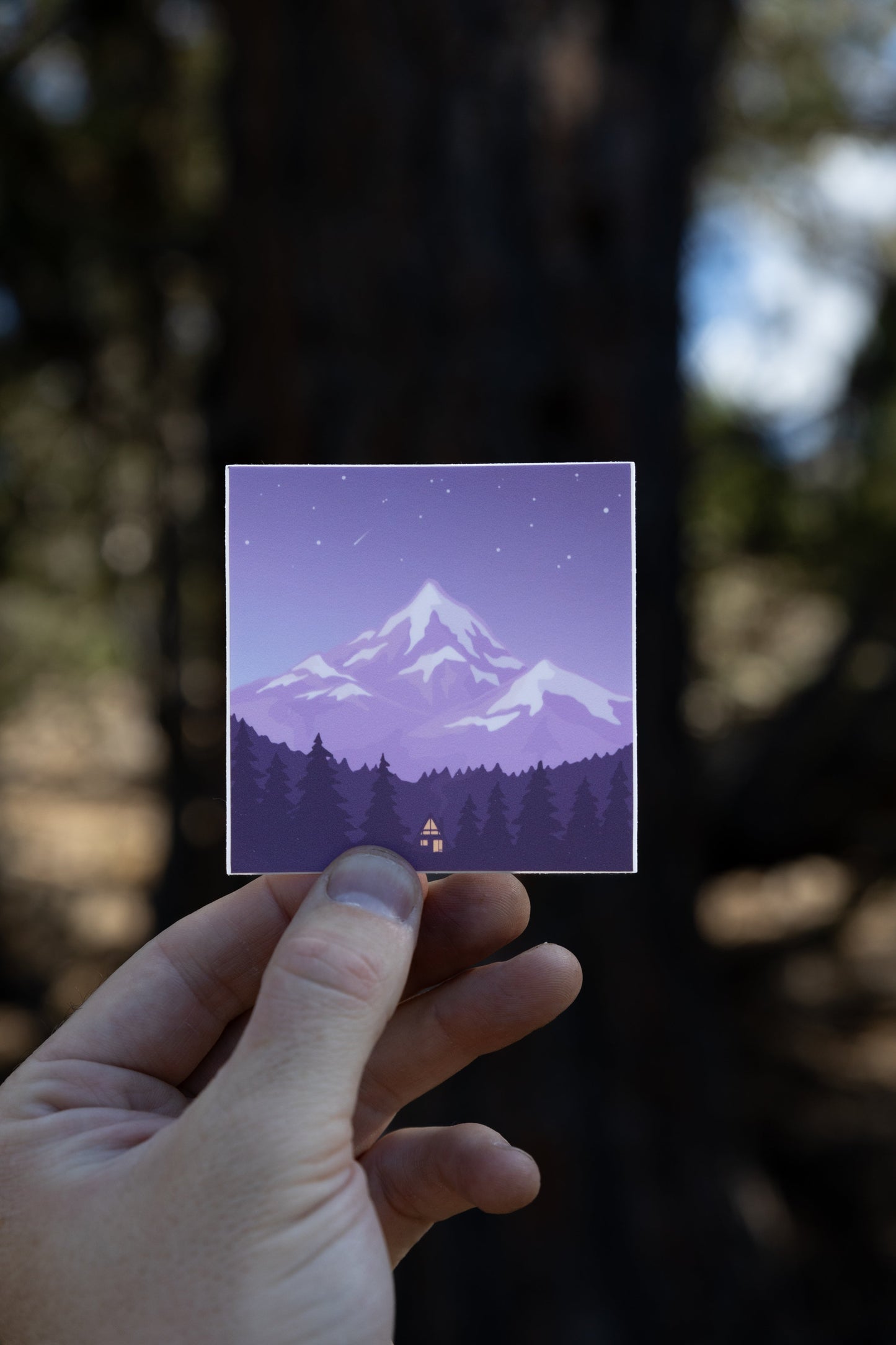 Cozy Retreat Sticker