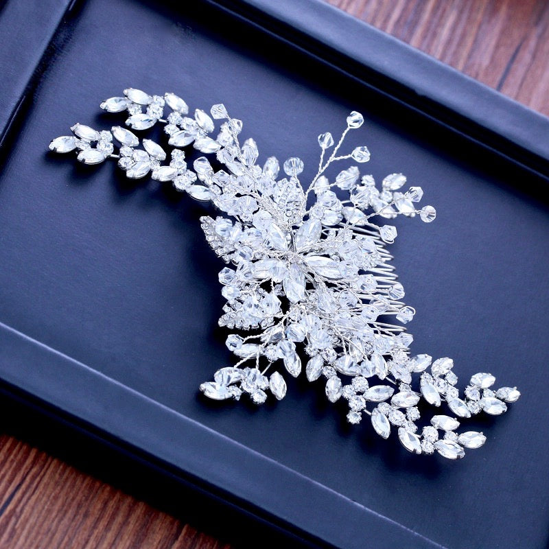 "Olana" - Austrian Crystal Bridal Hair Comb