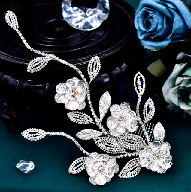 Cecilia - Crystal Bridal Headdress