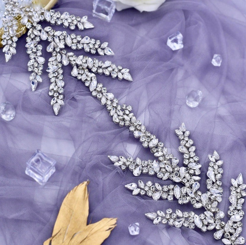 Argentina - Silver Crystal Bridal Headdress