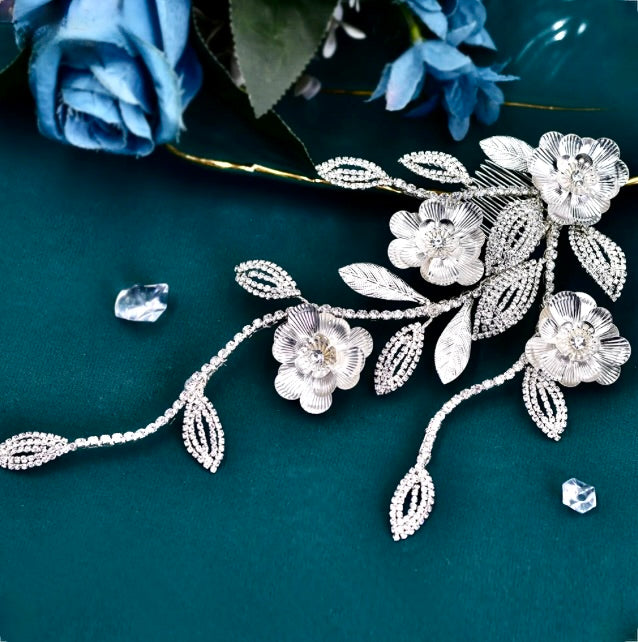 Cecilia - Crystal Bridal Headdress