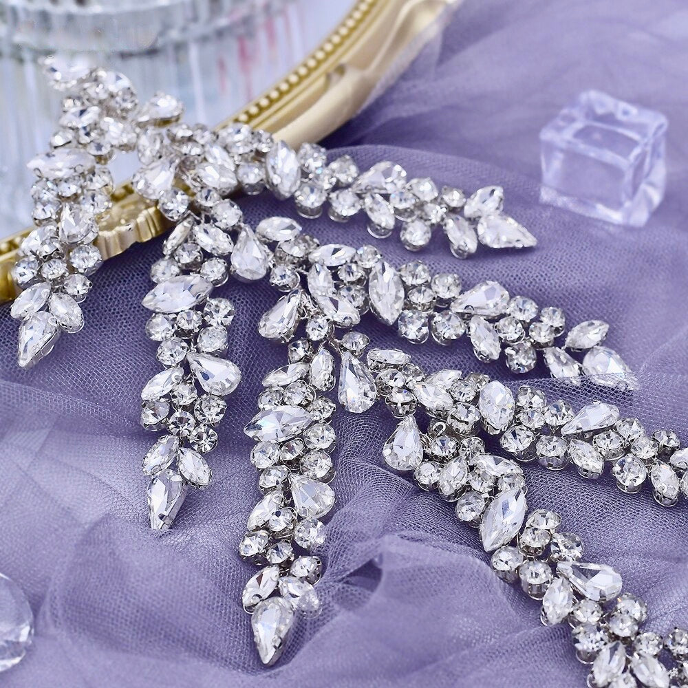 Argentina - Silver Crystal Bridal Headdress