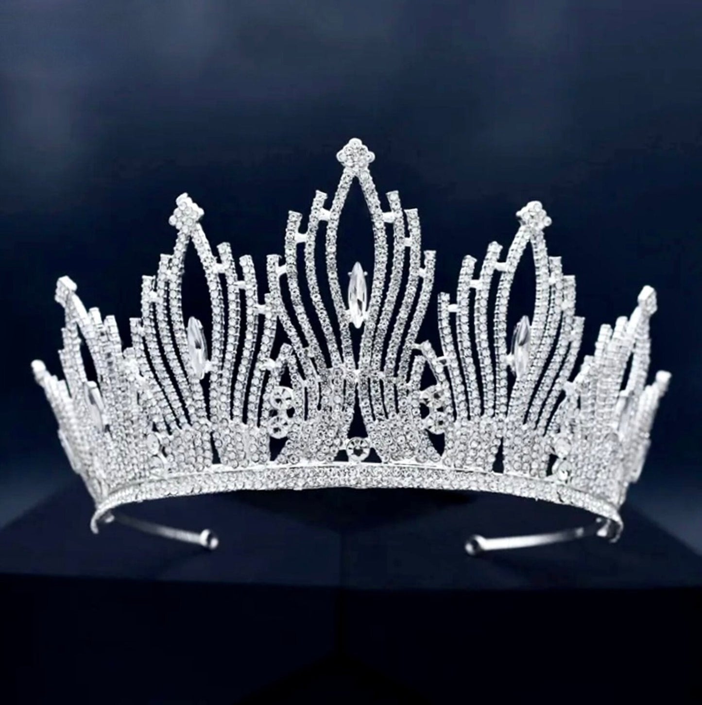 Edyta - Wedding Crystal Tiara