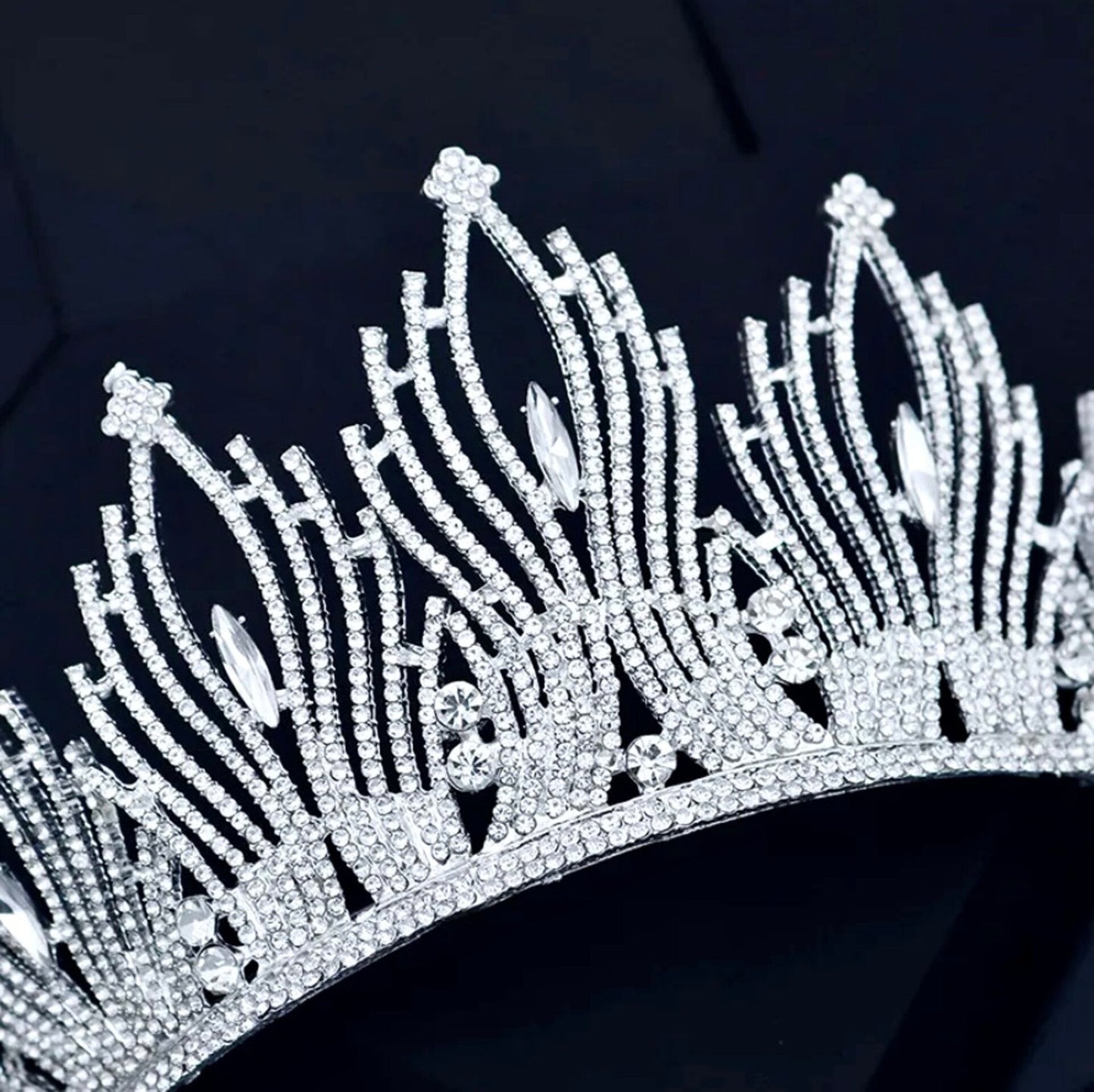Edyta - Wedding Crystal Tiara