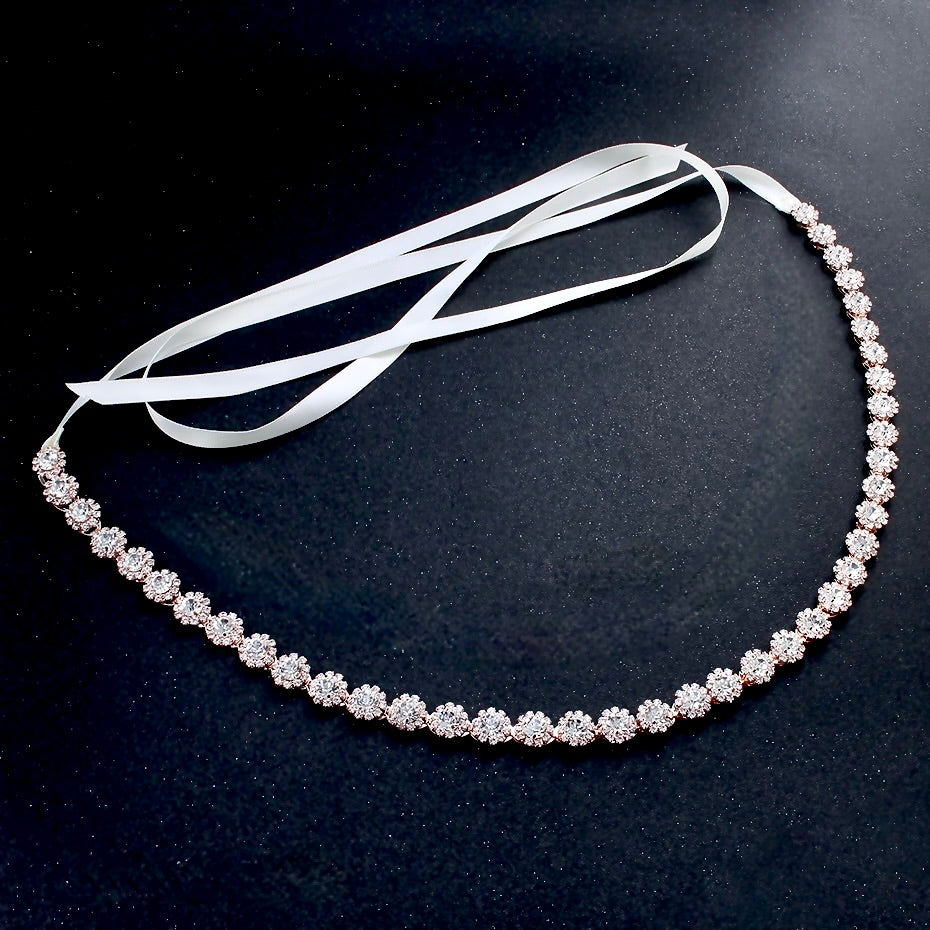 Soleil - Crystal Bridal Belt - available in Silver, Rose Gold and Yellow Gold