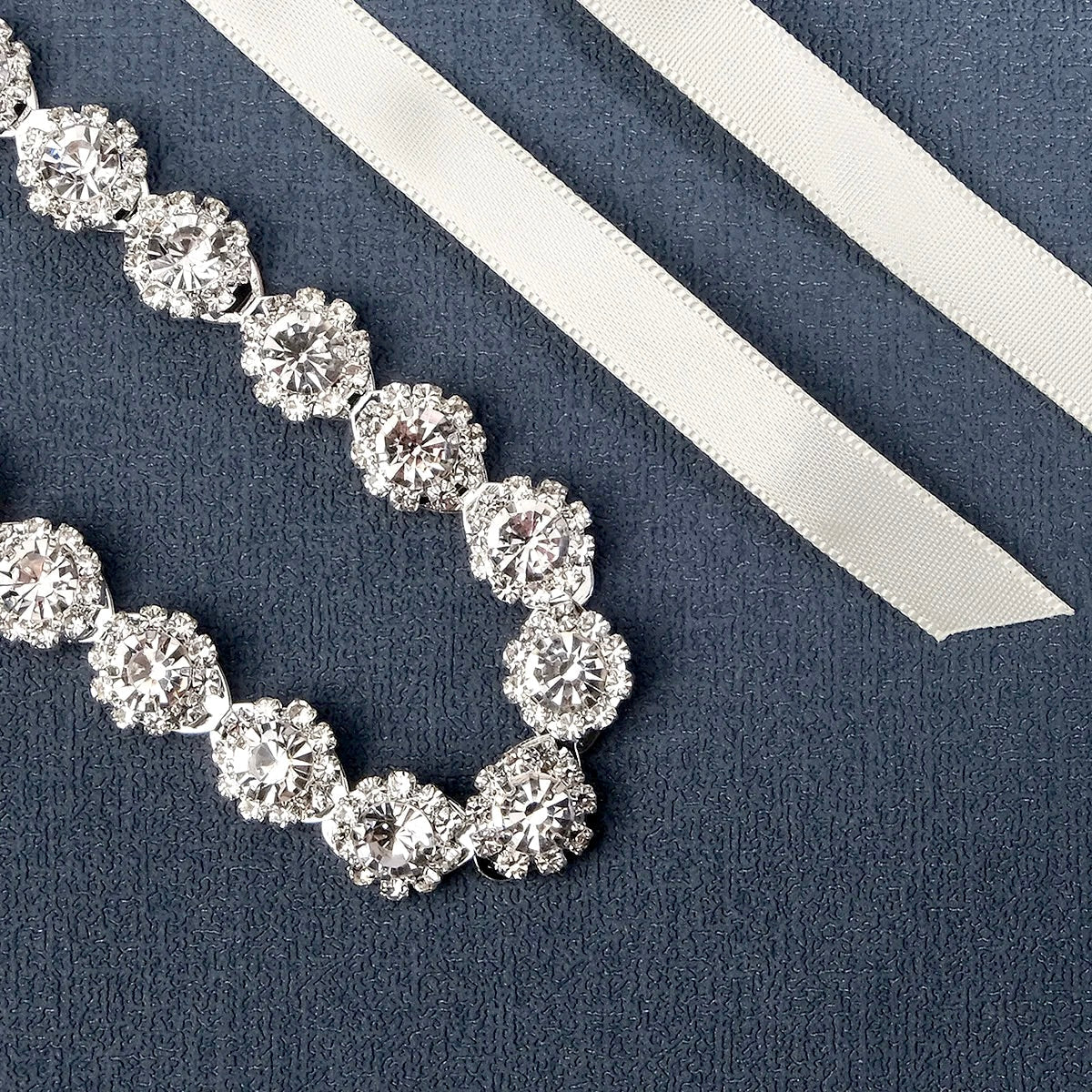Soleil - Crystal Bridal Belt - available in Silver, Rose Gold and Yellow Gold