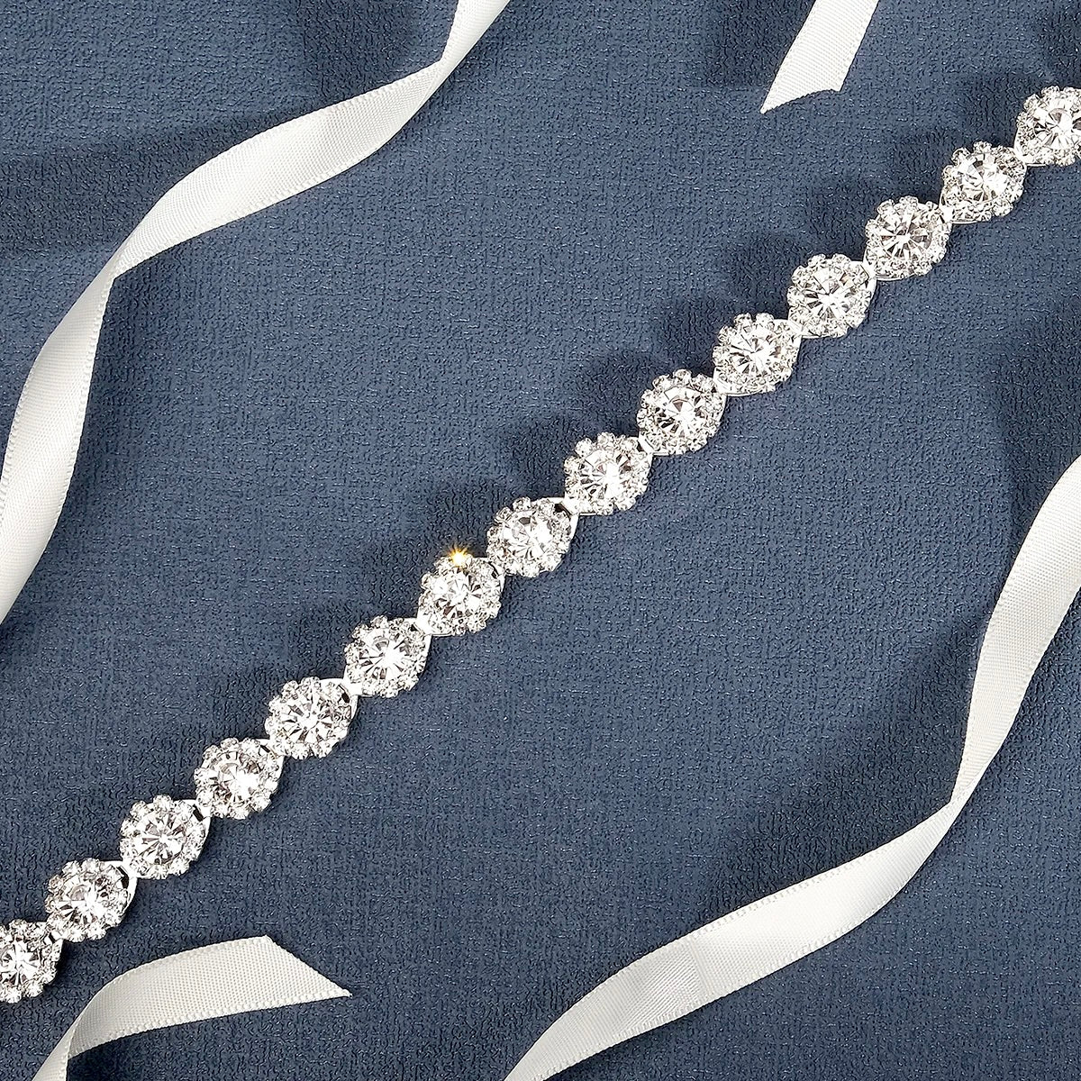 Soleil - Crystal Bridal Belt - available in Silver, Rose Gold and Yellow Gold